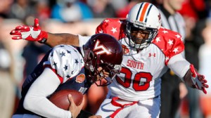 Dee Ford dominated against the North team. He had two sacks and was voted game MVP