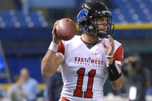 Jimmy Garoppolo has been turning heads. He was the MVP of the East - West Shrine Game and has been invited to the Senior Bowl.