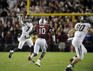 Missouri QB Maty Mauk led the Tigers to a 4th quarter comeback against South Carolina.