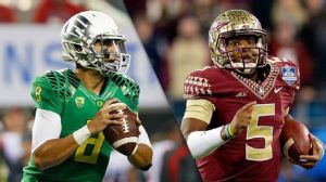 Who will be the first QB taken? Will it be Oregon's Marcus Mariota or will it be Florida State's Jameis Winston?