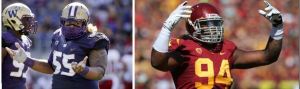 Who will be first defensive lineman taken? Washington's Danny Shelton or USC's Leonard Williams?